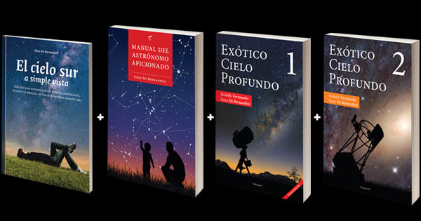Promoción Cuatro Libros de Astronomía