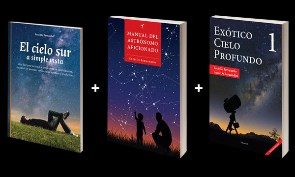 Promoción Tres Libros de Astronomía